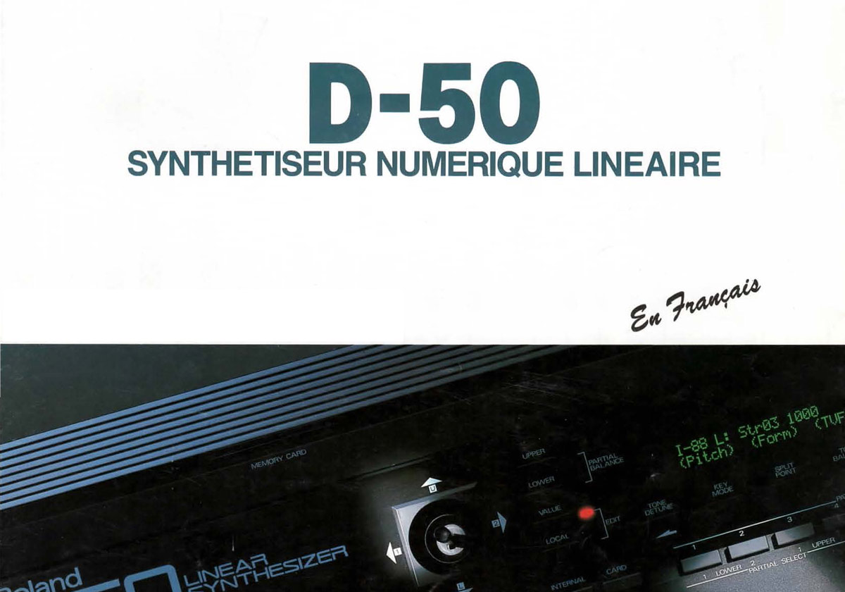 Brochure Roland D-50 (français)
