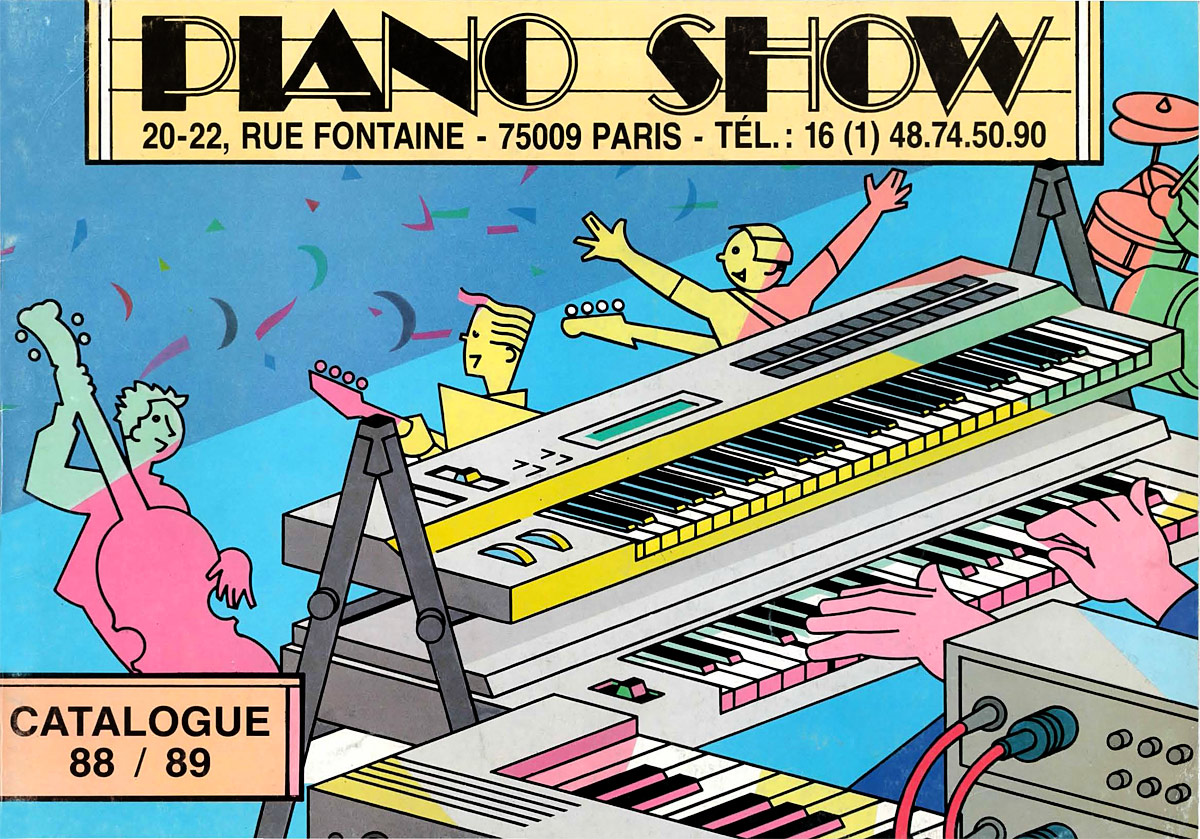Catalogue Piano Show 1988 - 1989