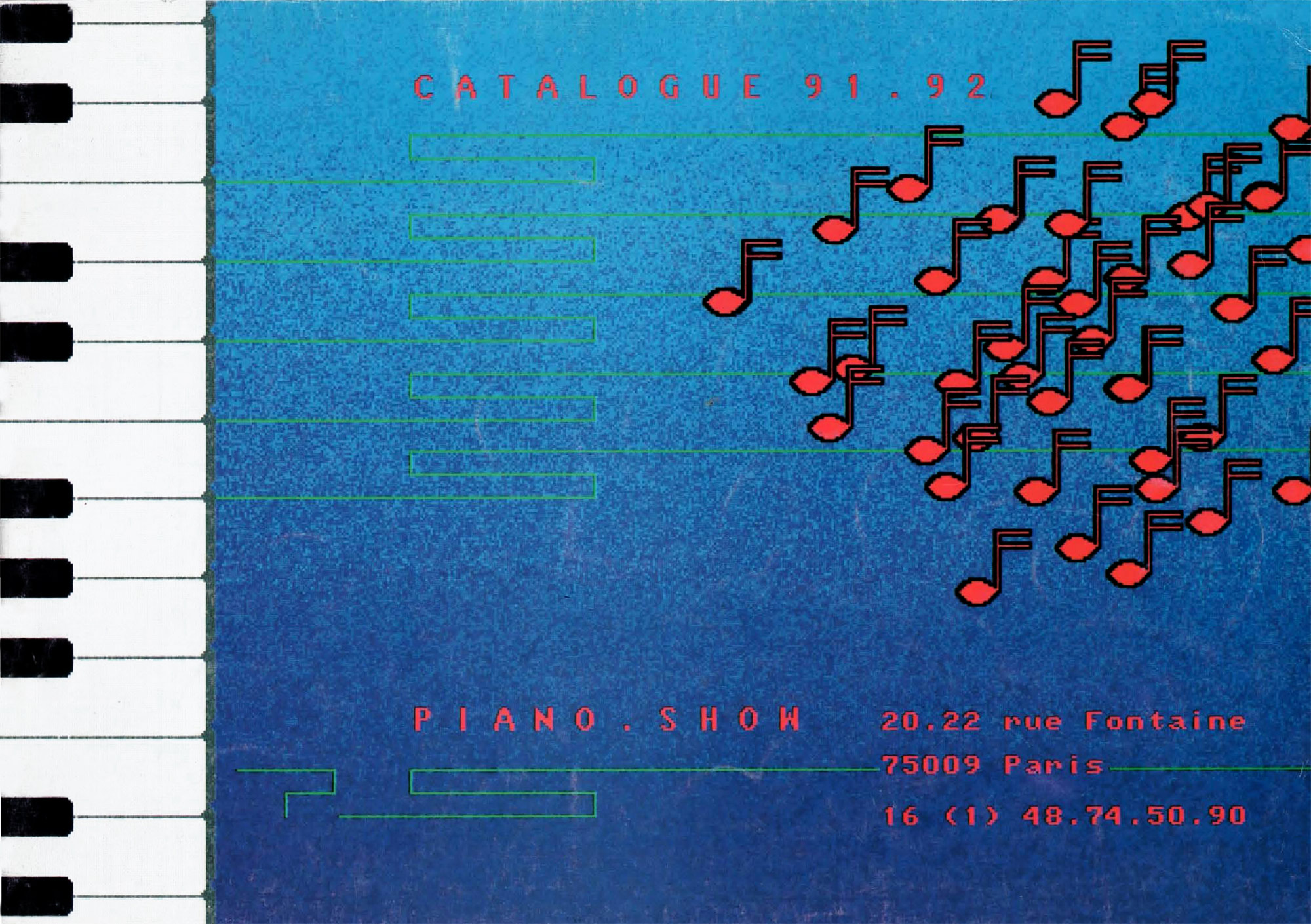Catalogue Piano Show 1991 - 1992